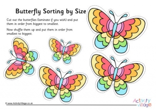 Butterfly Size Sorting