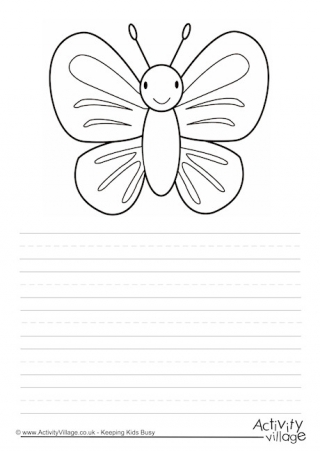 Butterfly Story Paper