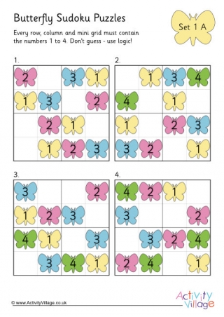 Butterfly Sudoku 1