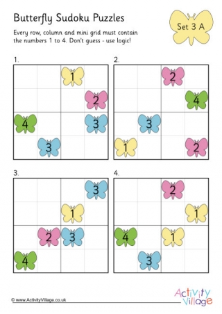 Butterfly Sudoku - Fácil 