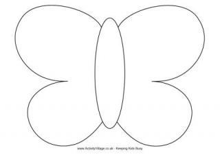 butterfly template 1 butterfly cutouts template