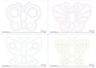 Butterfly Tracing Pages