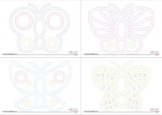 Butterfly Tracing Pages