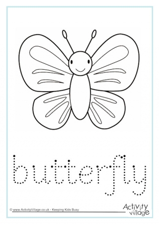 Butterfly Word Tracing