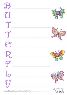 Butterfly Worksheets