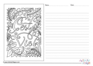 C'est La Vie Story Paper