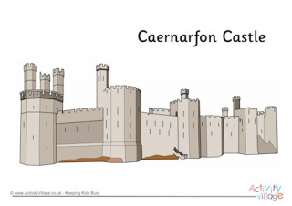 Caernarfon Castle Poster