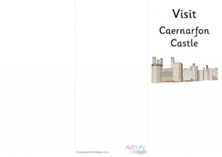 Caernarfon Castle Tourist Leaflet