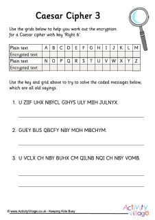 Secret Code Printables For Kids