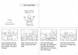 Cain and Abel Story Booklet