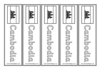 Cambodia Bookmarks
