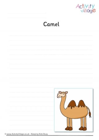 Camel Writing Page