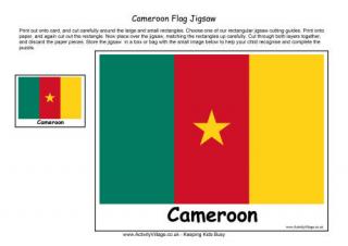 Cameroon Flag Jigsaw