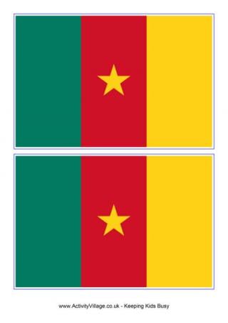 Cameroon Flag Printable