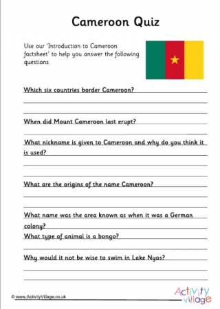 Cameroon Quiz