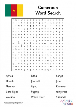 Cameroon Word Search