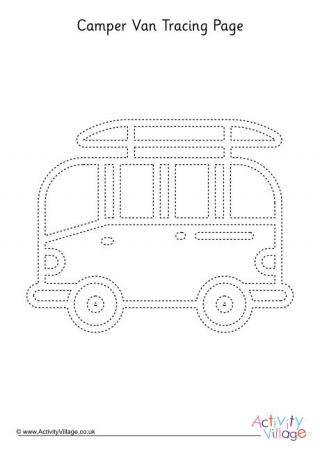 Camper Van Tracing Page