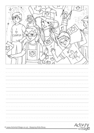 Canada Day Celebrations Story Paper