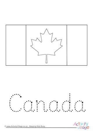 Canada Word Tracing