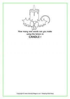 Candle Printables