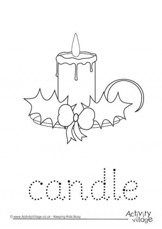 Candle Word Tracing