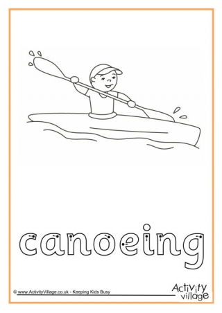 Canoeing Finger Tracing
