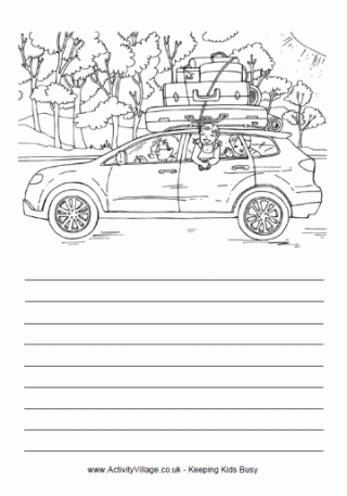 Car Trip Story Paper
