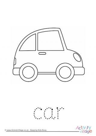 Car Word Tracing