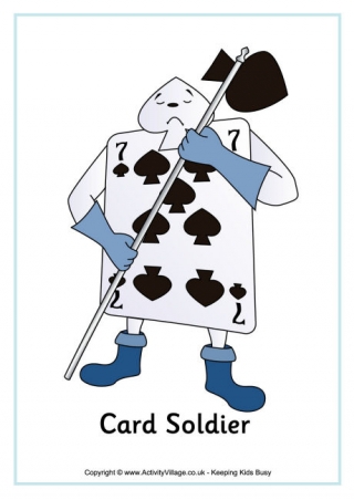 Card Soldier Poster