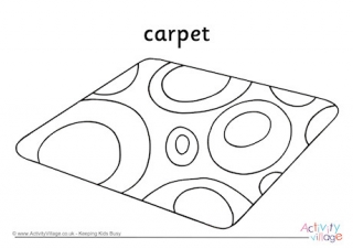 Carpet Colouring Page