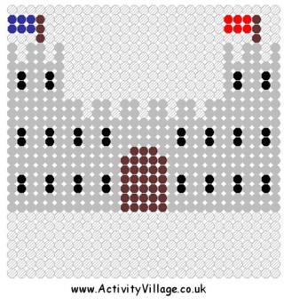 Castle Fuse Bead Pattern