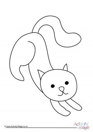 Cat Colouring Page 9