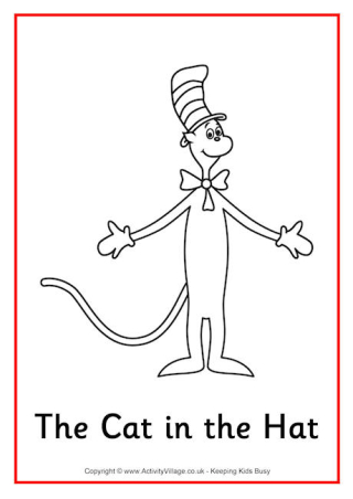 Dr Seuss Colouring  Pages 