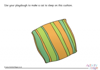 Cat Playdough Mat 1