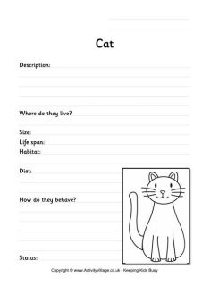 Cat Worksheets