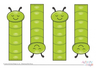 Caterpillar Bookmarks