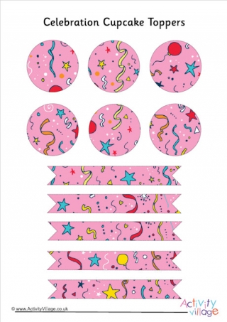 Celebration Cupcake Toppers
