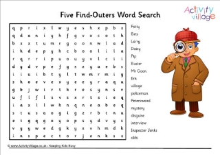  Characters, Books and Films Word Searches