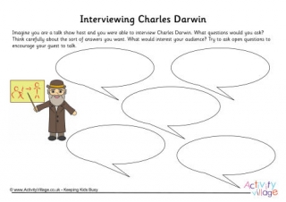 Charles Darwin Interview Worksheet