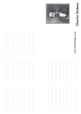 Charles Dickens Booklet - Lined