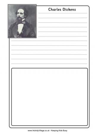Charles Dickens Notebooking Page 