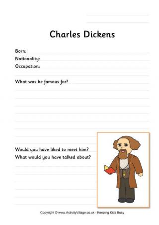 Charles Dickens Worksheets