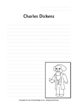 Charles Dickens Writing Page 