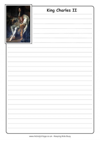 Charles II Notebooking Page