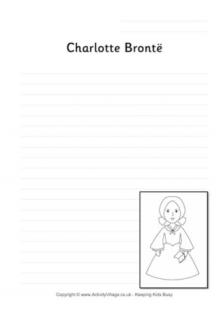 Charlotte Bronte Writing Page