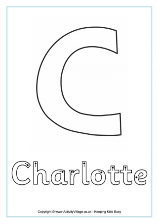 Charlotte Finger Tracing