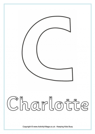 Charlotte Finger Tracing