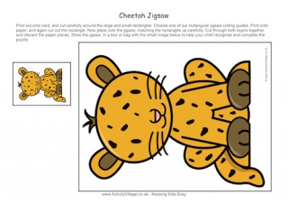 Cheetah Jigsaw 2