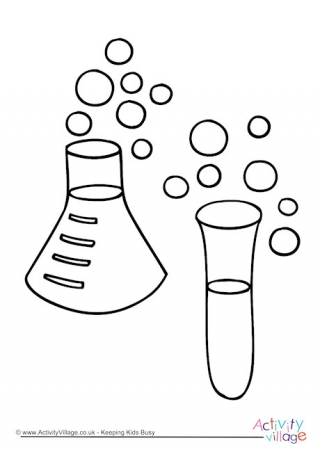 Chemistry Colouring Page