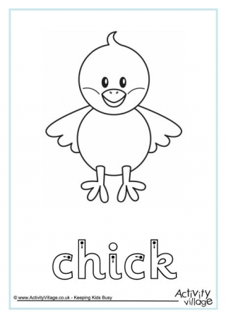Chick Finger Tracing